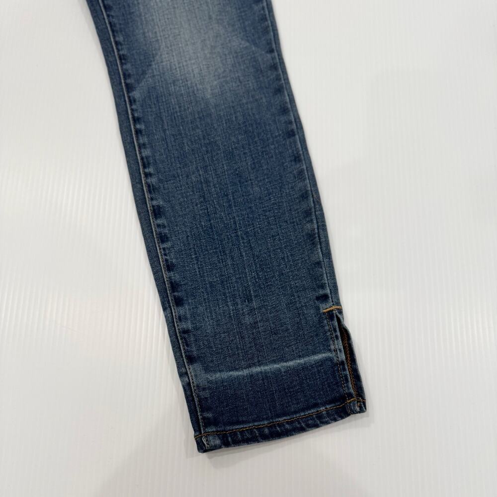 Good American Good Legs Jeans Womens 10/30 Blue High Rise Ankle Slit Skinny Crop - Picture 12 of 16